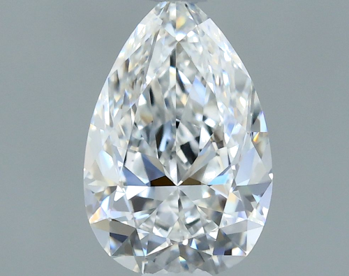 0.4 carat E-VVS1 Natūralus Pear Deimantas (1)