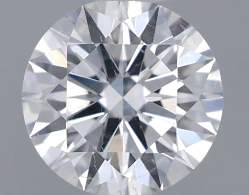 0.42 carat F-SI2 Excellent cut Natūralus Round Deimantas (1)