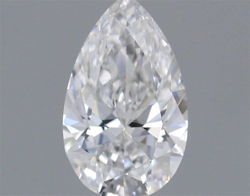0.21 carat D-VVS1 Natūralus Pear Deimantas (1)