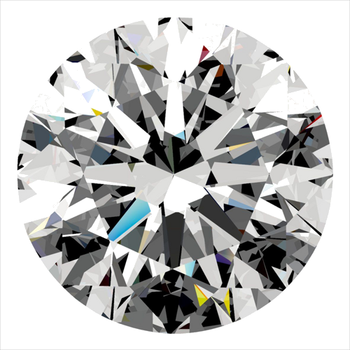 0.31 carat D-VVS2 Excellent cut Natūralus Round Deimantas (1)