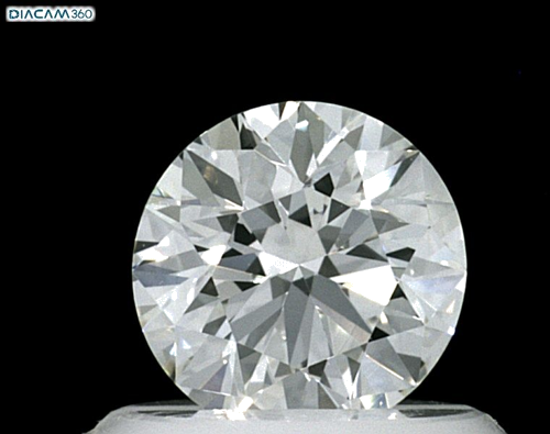 0.61 carat I-VS1 Very Good cut Natūralus Round Deimantas (1)