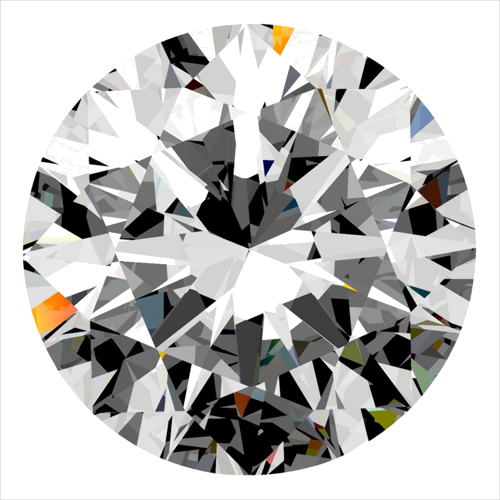 0.3 carat D-VVS2 Excellent cut Natūralus Round Deimantas (1)