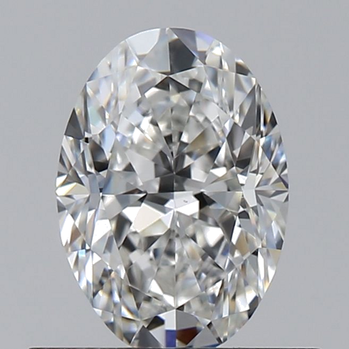 0.6 carat G-VS2 Natūralus Oval Deimantas (1)