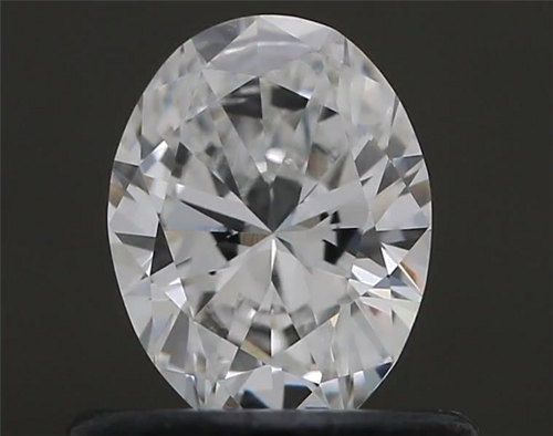 0.5 carat E-VVS2 Natūralus Oval Deimantas (1)