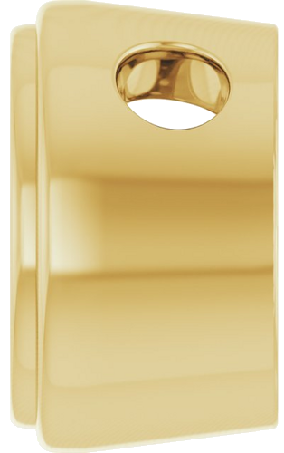 Pakabukas „Bezel-Set Solitaire“ 14k yellow gold Round 8mm (3)