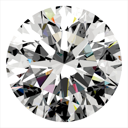 0.3 carat F-VS2 Excellent cut Natūralus Round Deimantas (1)