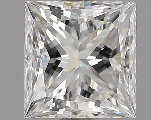0.52 carat G-VS2 Natūralus Princess Deimantas (1)