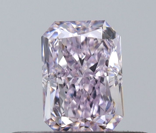 0.32 carat Fancy Light Purplish Pink-VS2 Natūralus Radiant Deimantas (1)