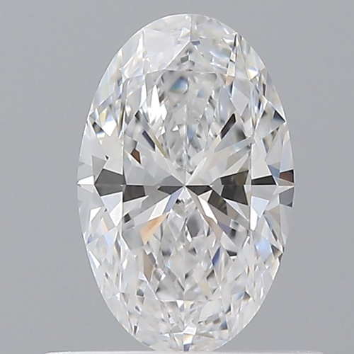 0.55 carat D-VVS2 Natūralus Oval Deimantas (1)