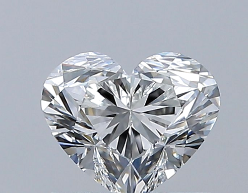 0.7 carat G-VVS2 Natūralus Heart Deimantas (1)