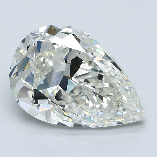 4.71 carat J-VS1 Natūralus Pear Deimantas (1)