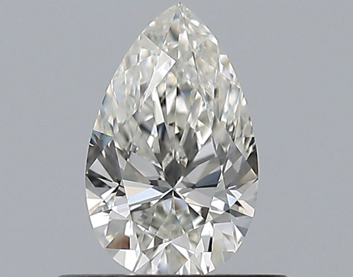 0.5 carat H-VS2 Natūralus Pear Deimantas (1)