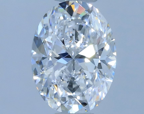 0.4 carat D-VVS2 Natūralus Oval Deimantas (1)