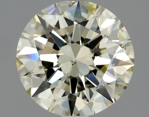 1.01 carat F-SI1 Very Good cut Natūralus Round Deimantas (1)