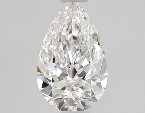 0.57 carat E-VVS2 Natūralus Pear Deimantas (1)