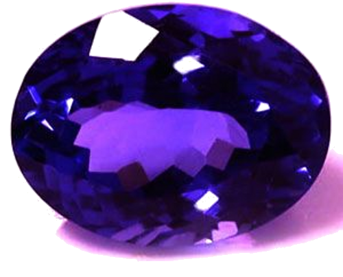 3.24 carat BLUE Oval Tanzanite (1)