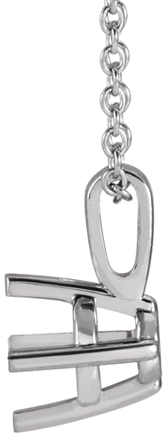 Pakabukas „Solitaire“ 585 Baltojo Aukso Round 6mm (2)