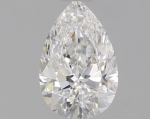 0.54 carat F-VVS1 Natūralus Pear Deimantas (1)