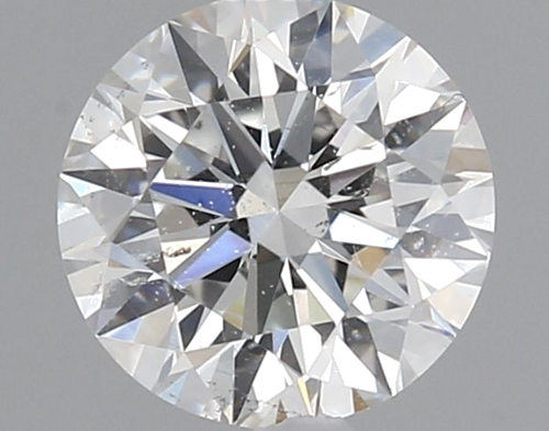 0.52 carat G-SI2 Excellent cut Natūralus Round Deimantas (1)