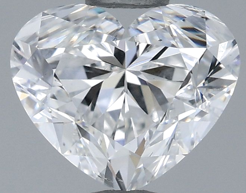 1.0 carat F-SI2 Natūralus Heart Deimantas (1)