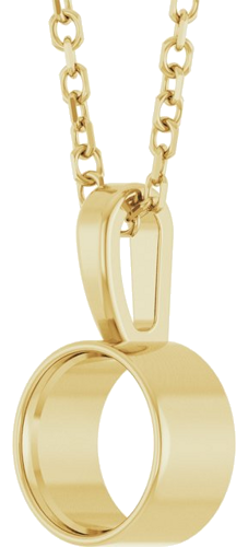 Pakabukas „Bezel-Set Solitaire“ 14k yellow gold Round 5.5mm (2)