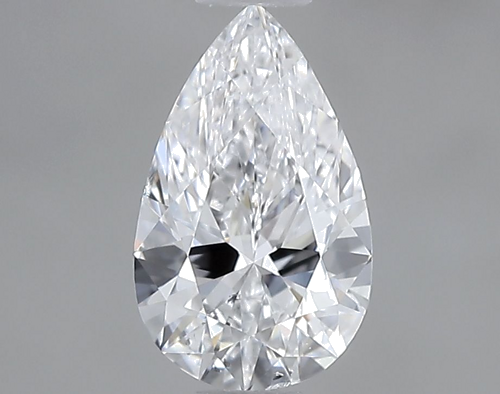 0.7 carat D-SI1 Natūralus Pear Deimantas (1)