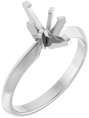 Sužadėtuvių Žiedas „Solitaire“ 585 Baltojo Aukso Marquise 8.5mm x 4.5mm (1)