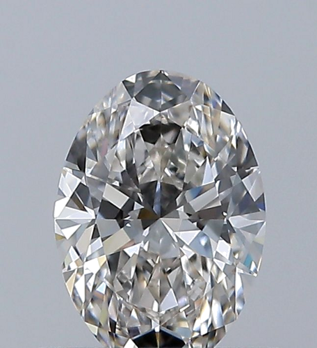0.5 carat I-VVS2 Natūralus Oval Deimantas (1)