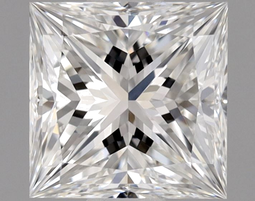 0.67 carat F-IF Natūralus Princess Deimantas (1)