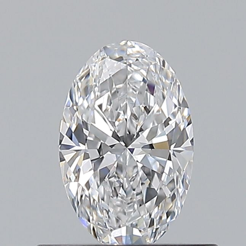 0.5 carat D-VVS1 Natūralus Oval Deimantas (1)