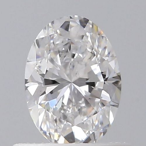 0.5 carat D-SI1 Natūralus Oval Deimantas (1)