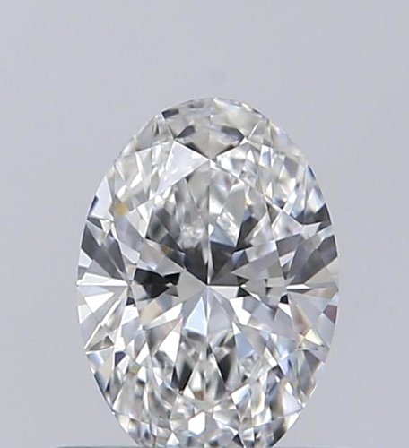 0.5 carat F-VVS2 Natūralus Oval Deimantas (1)