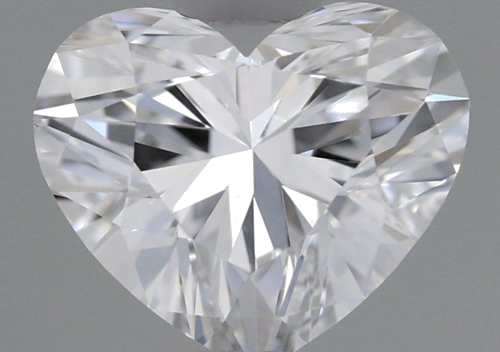 0.5 carat D-VS2 Natūralus Heart Deimantas (1)