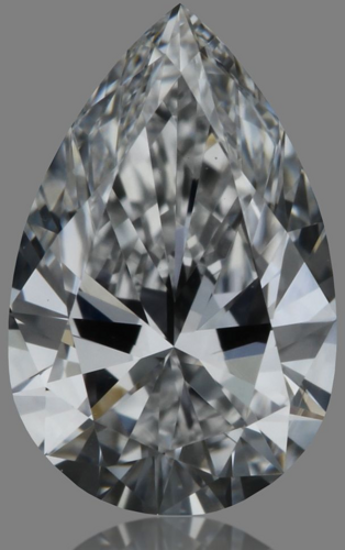 0.43 carat D-VVS1 Natūralus Pear Deimantas (1)
