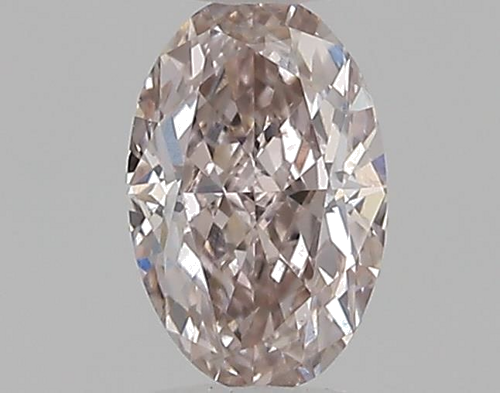 0.27 carat Fancy Light Brown-SI1 Natūralus Oval Deimantas (1)