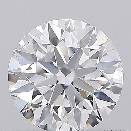 0.58 carat D-SI1 Very Good cut Natūralus Round Deimantas (1)