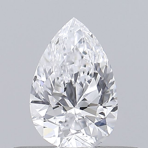 0.3 carat D-SI2 Natūralus Pear Deimantas (1)