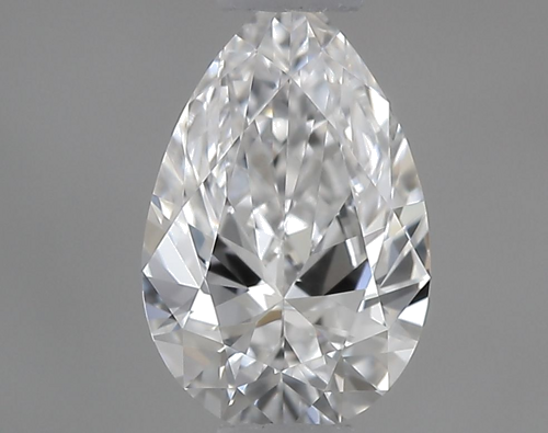 0.37 carat F-VVS2 Natūralus Pear Deimantas (1)