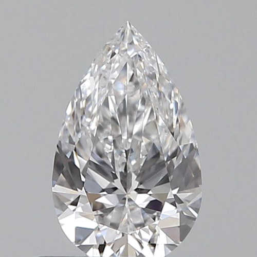0.5 carat D-VS1 Natūralus Pear Deimantas (1)