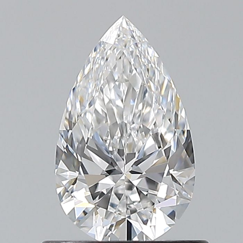 0.7 carat D-VS2 Natūralus Pear Deimantas (1)