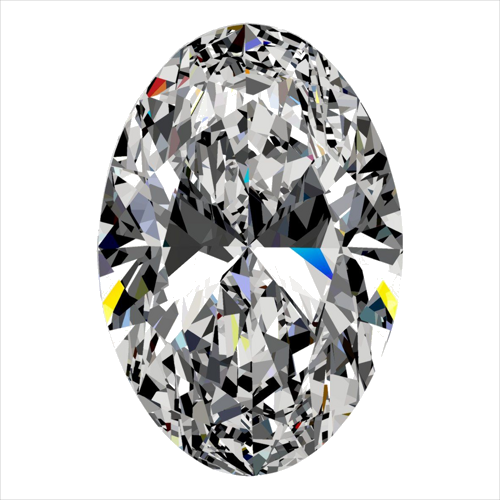 0.4 carat G-VS1 Natūralus Oval Deimantas (1)