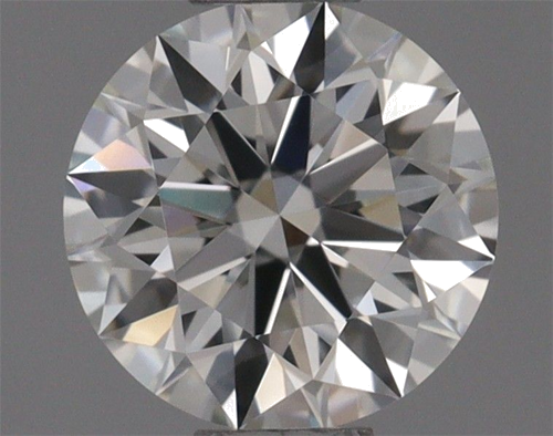 0.42 carat H-VVS1 Excellent cut Natūralus Round Deimantas (1)