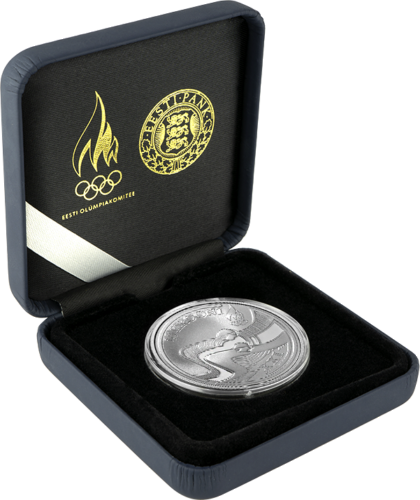 2010 Estonia XXI Olympic Winter Games 10 kroner silver coin (2)