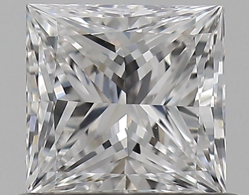 0.59 carat E-VS1 Natūralus Princess Deimantas (1)