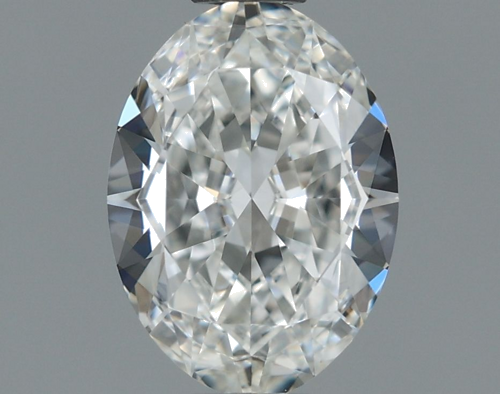 0.6 carat G-VVS2 Natūralus Oval Deimantas (1)