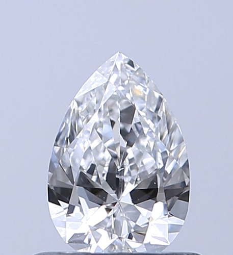 0.5 carat F-VS2 Natūralus Pear Deimantas (1)