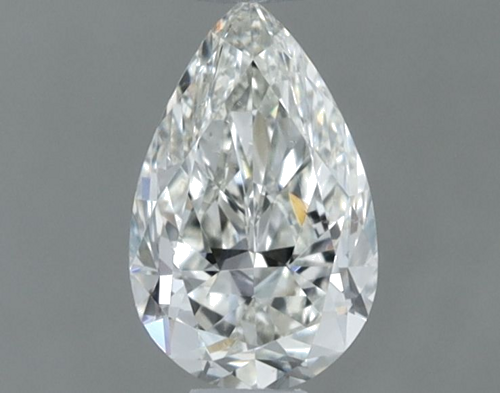 0.6 carat I-VS2 Natūralus Pear Deimantas (1)