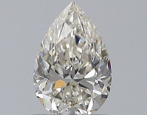 0.5 carat I-VVS2 Natūralus Pear Deimantas (1)