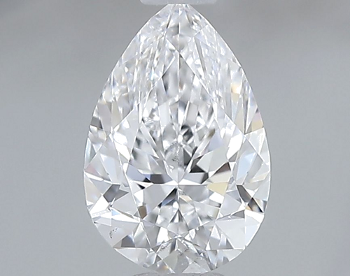 0.7 carat D-VS2 Natūralus Pear Deimantas (1)