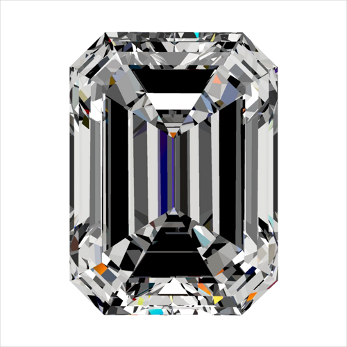 0.5 carat E-SI1 Natūralus Emerald Deimantas (1)